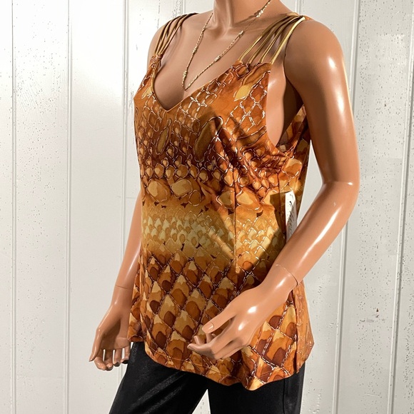 NWT Clara Fashion  Abstract Print Sleeveless Top Sz XXL - Picture 12 of 17